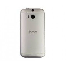 HTC One M8 Battery Cover Silver with Logo