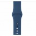 Platina Watchband For iWatch 42mm - 44mm - Donker blauw