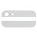 Top&bottom glass Cover White Iphone 5
